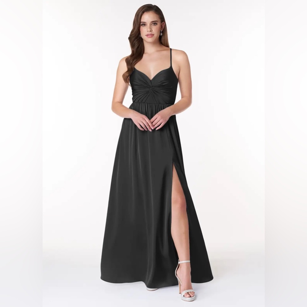 NWT 🆕 AZAZIE RAYA STRETCH SATIN DRESS